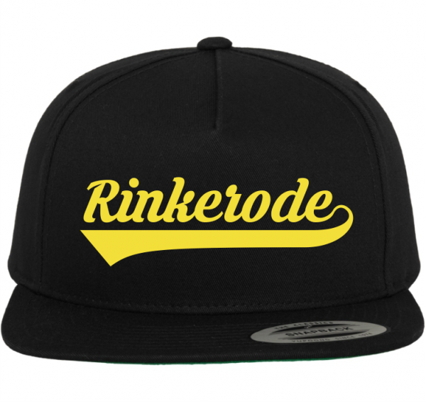 Rinkerode Snapback Cap schwarz