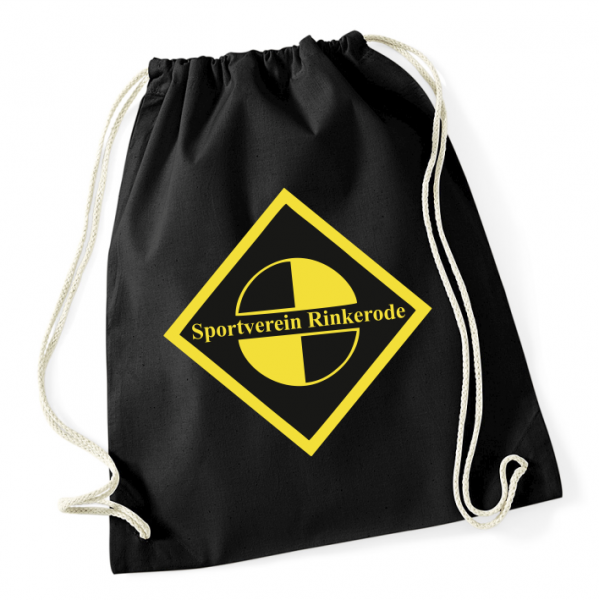 SV Rinkerode Beutel Rucksack schwarz